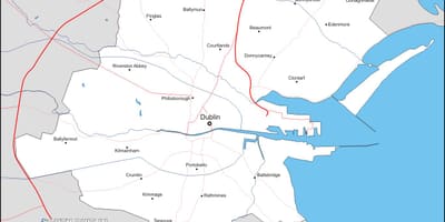 Карта наваколля Дубліна